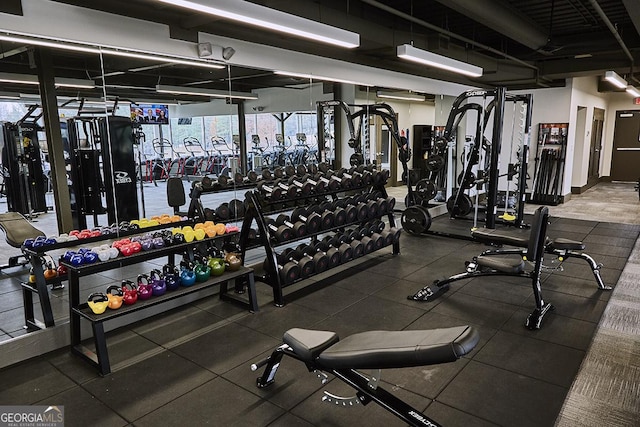 11785 Mountain Laurel Dr, Roswell, GA 30075 - view of gym
