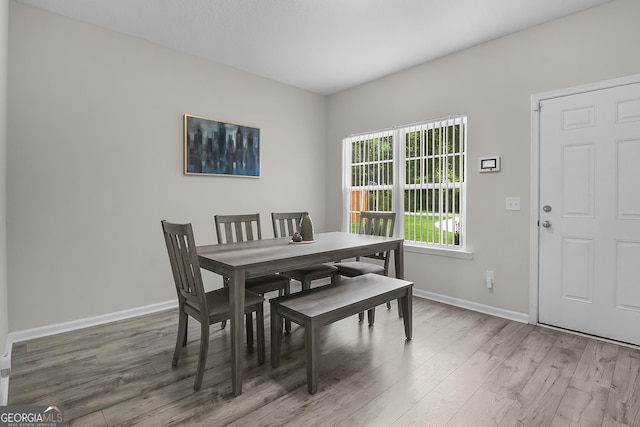 229 Wellspring Ter, Allenhurst, GA 31301 - dining area featuring wood finished floors and baseboards