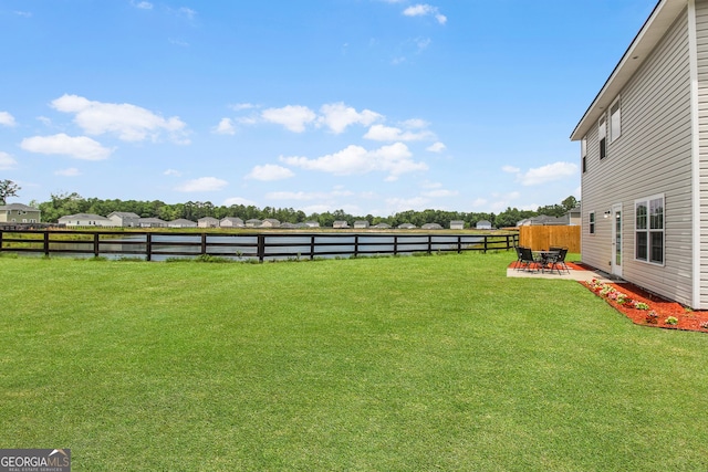 229 Wellspring Ter, Allenhurst, GA 31301 - view of yard featuring a patio and a water view