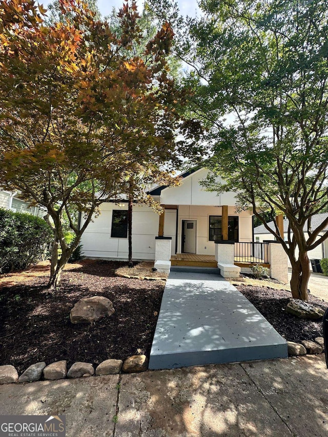 1766 W Lyle Ave, College Park, GA 30337 - view of front of home with a porch