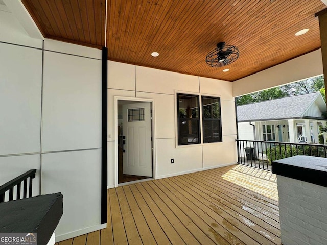 1766 W Lyle Ave, College Park, GA 30337 - view of wooden deck