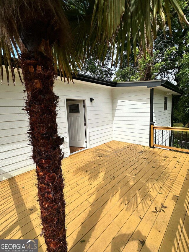 1766 W Lyle Ave, College Park, GA 30337 - view of wooden deck