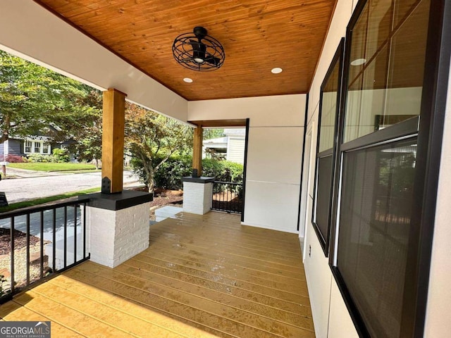 1766 W Lyle Ave, College Park, GA 30337 - view of wooden porch