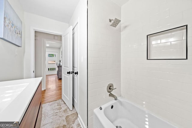 801 N Evelyn Pl NW, Atlanta, GA 30318 - full bath featuring vanity and tub / shower combination