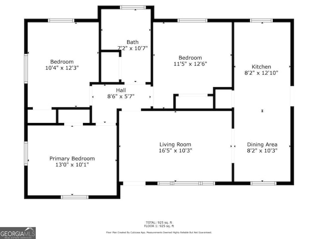 801 N Evelyn Pl NW, Atlanta, GA 30318 - view of home floor plan