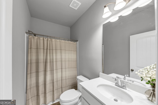 2037 Cedar Grove Rd, Conley, GA 30288 - full bath with toilet, vanity, and curtained shower