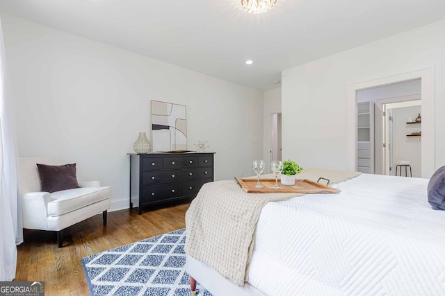 937 Rosedale Rd NE, Atlanta, GA 30306 - bedroom with wood finished floors and recessed lighting