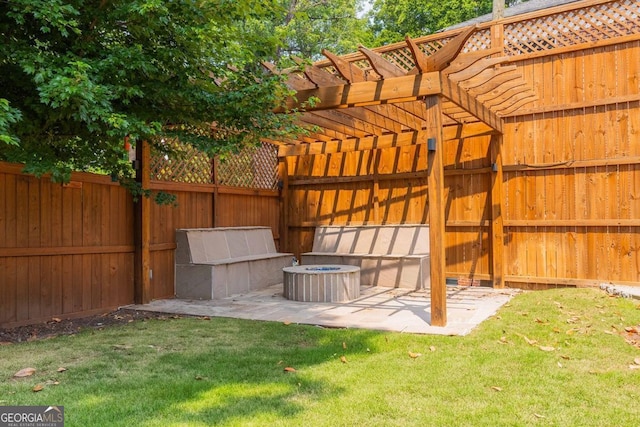 937 Rosedale Rd NE, Atlanta, GA 30306 - view of yard with a fire pit and a patio