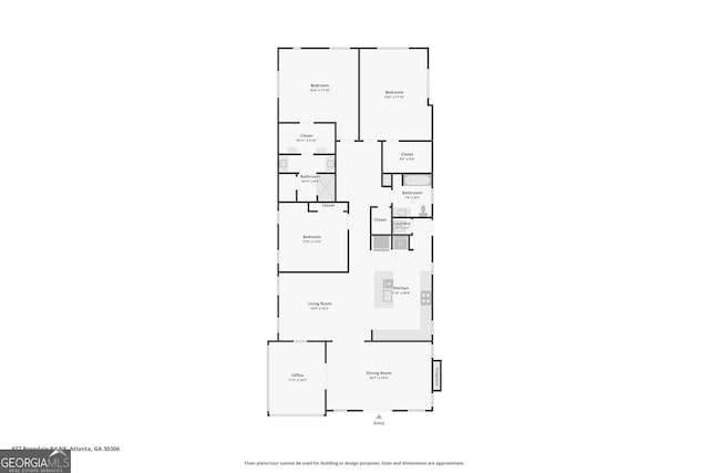 937 Rosedale Rd NE, Atlanta, GA 30306 - view of room layout