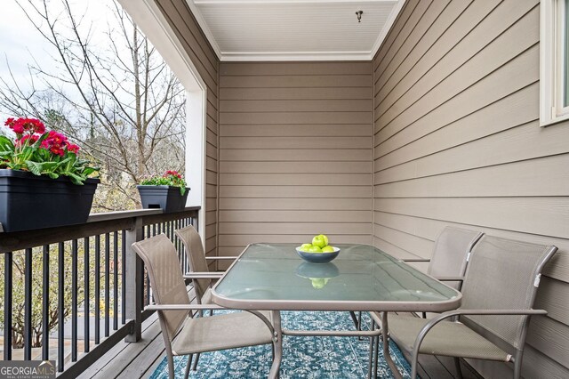2026 Forte Ln, Alpharetta, GA 30009 - deck featuring outdoor dining space