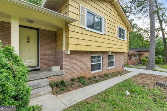 2358 Dabney Ter, East Point, GA 30344 - property entrance with brick siding