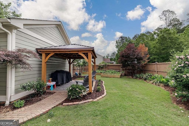 1901 Franklin Grove Pkwy, Bogart, GA 30622 - view of yard featuring a gazebo