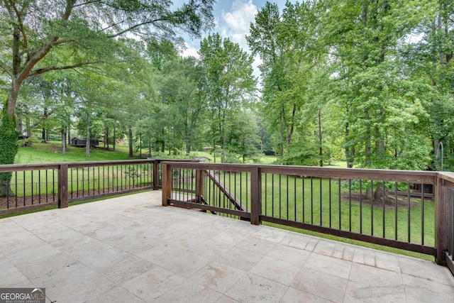 14440 Cogburn Rd, Alpharetta, GA 30004 - view of patio / terrace