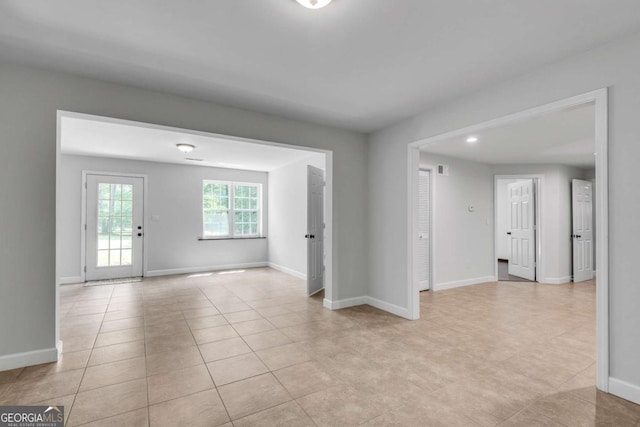 14440 Cogburn Rd, Alpharetta, GA 30004 - spare room with baseboards and light tile patterned floors