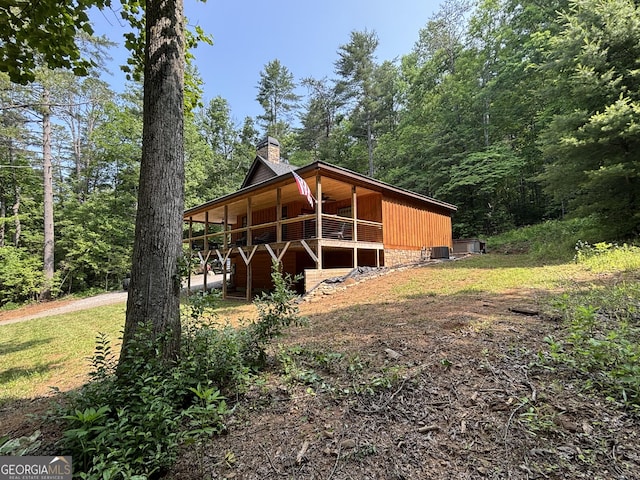2726 Turkey Trot, Hiawassee, GA 30546 - view of outbuilding featuring a view of trees