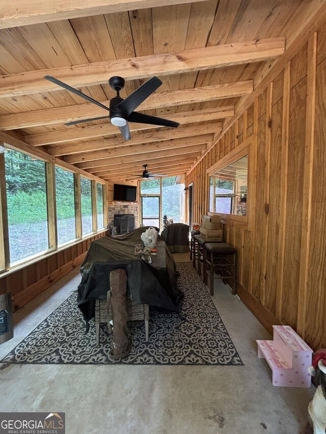 2726 Turkey Trot, Hiawassee, GA 30546 - view of sunroom / solarium