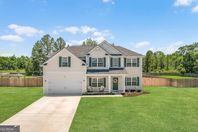26 NE Sunflower Cir, Ludowici, GA 31316 - view of front of home featuring driveway, a garage, board and batten siding, and roof with shingles