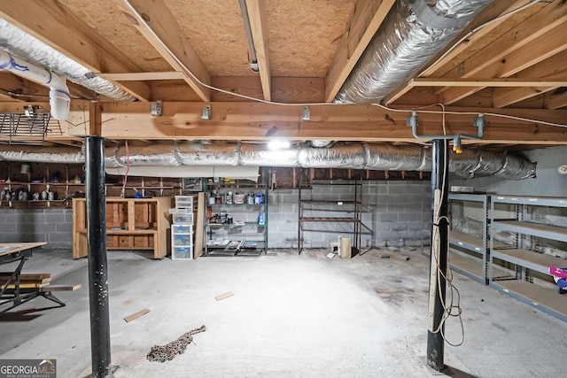 2394 Burch Cir NE, Brookhaven, GA 30319 - view of unfinished basement