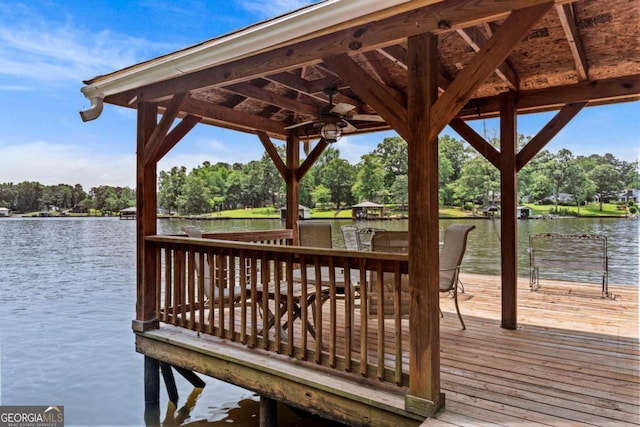 291 Thomas Dr, Eatonton, GA 31024 - dock with view of scattered trees and a water view