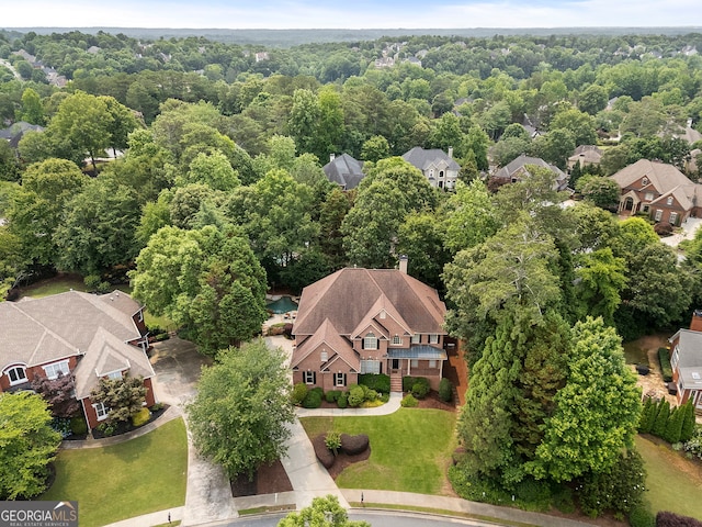 10135 High Falls Pointe, Johns Creek, GA 30022 - aerial perspective of suburban area