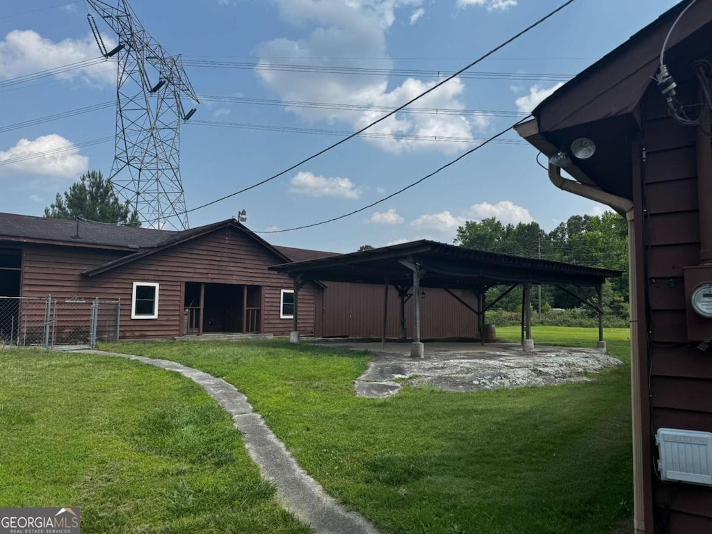 3105 Hamilton Mill Rd, Buford, GA 30519 - view of yard featuring a carport