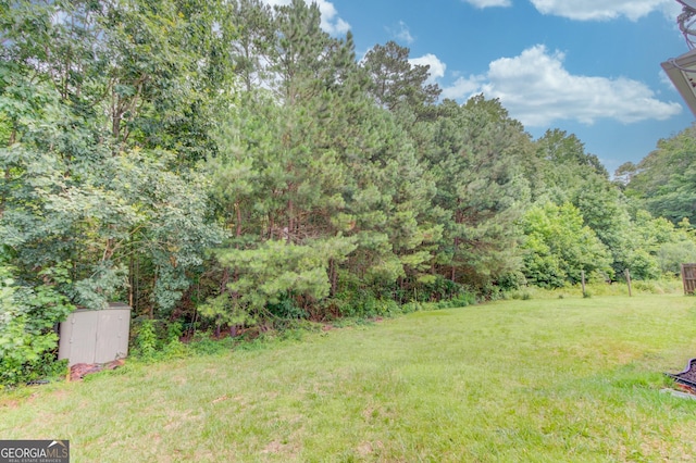 2005 Ashton Pointe Dr, Dacula, GA 30019 - view of green lawn with a forest view