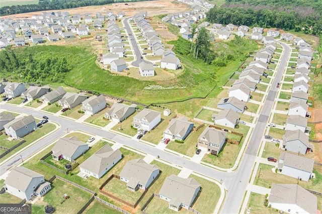 152 Malbone St SW, Cartersville, GA 30120 - aerial view of property and surrounding area with nearby suburban area