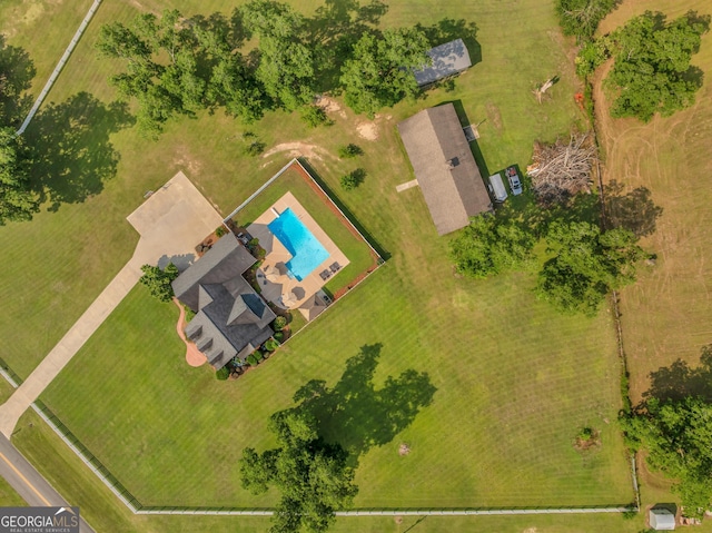 2717 Old Eastman Rd, Cadwell, GA 31009 - bird's eye view of a pool area