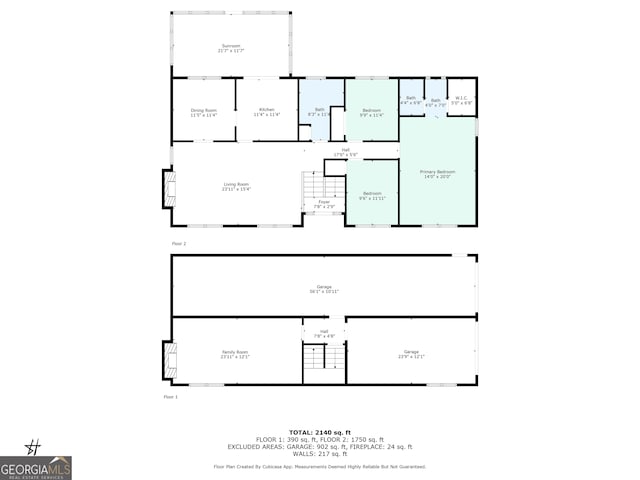 272 Creek Ct SW, Marietta, GA 30064 - floor plan / room layout