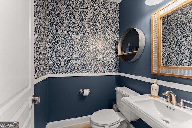 149 Highland Rd S, Dahlonega, GA 30533 - bathroom featuring toilet and a sink