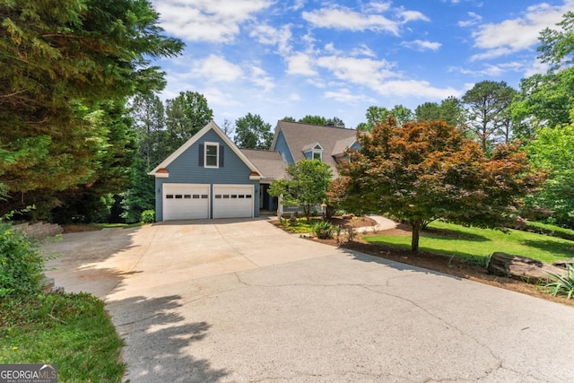 149 Highland Rd S, Dahlonega, GA 30533 - view of front facade featuring a garage and driveway