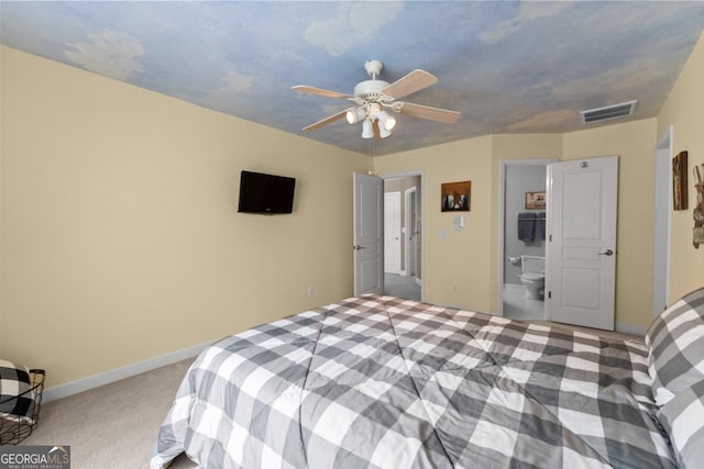 149 Highland Rd S, Dahlonega, GA 30533 - carpeted bedroom with baseboards and ceiling fan
