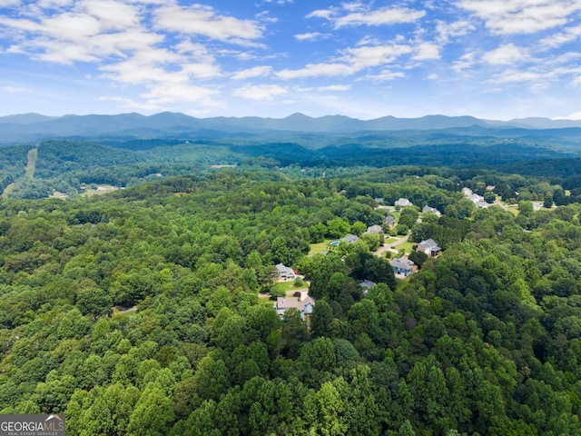 149 Highland Rd S, Dahlonega, GA 30533 - bird's eye view of a forest and mountains