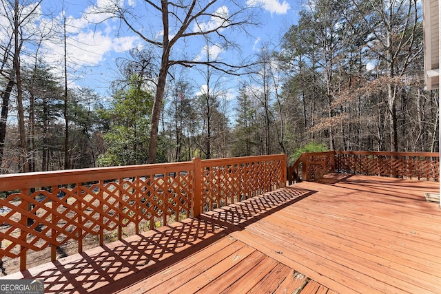 405 Cedar Hollow Rd Unit 2, Cleveland, GA 30528 - deck featuring view of scattered trees