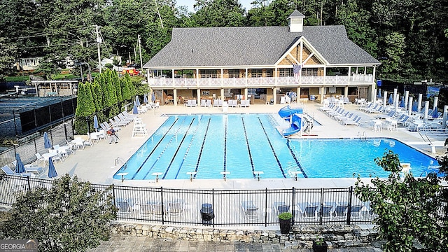 1178 Chambord Way NE, Brookhaven, GA 30319 - community pool with a patio and a diving board