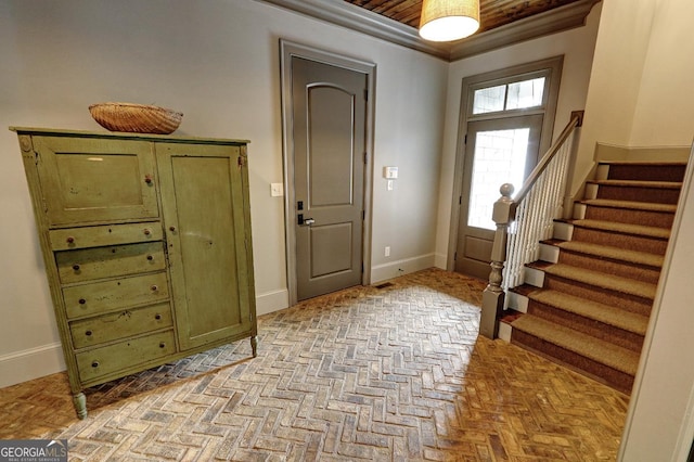 1178 Chambord Way NE, Brookhaven, GA 30319 - foyer entrance with baseboards and stairs