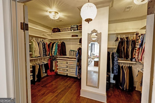 1178 Chambord Way NE, Brookhaven, GA 30319 - walk in closet featuring wood finished floors
