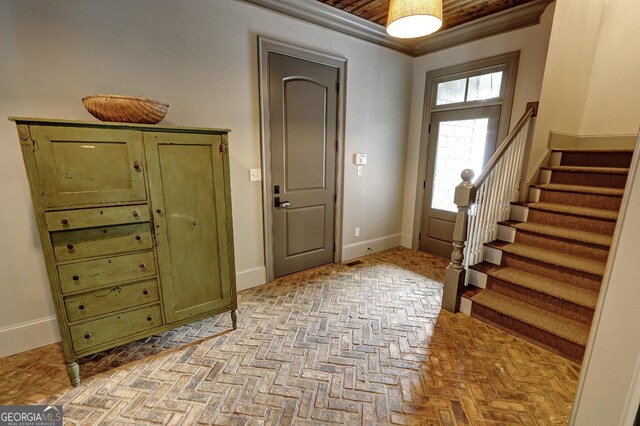 1178 Chambord Way NE, Brookhaven, GA 30319 - entryway with baseboards and stairway