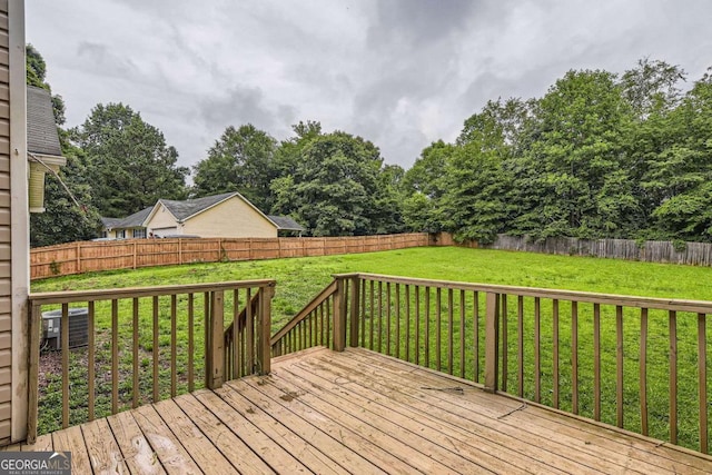 275 Mountain Way, Covington, GA 30016 - wooden terrace featuring a fenced backyard