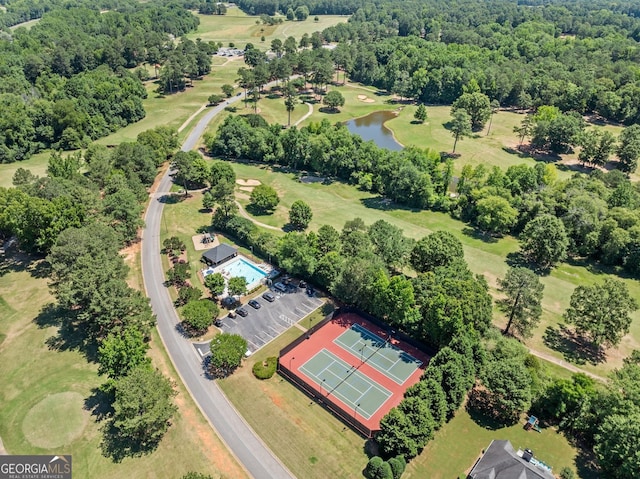 1421 Lane Creek Dr, Bishop, GA 30621 - aerial view of a nearby body of water and a golf course