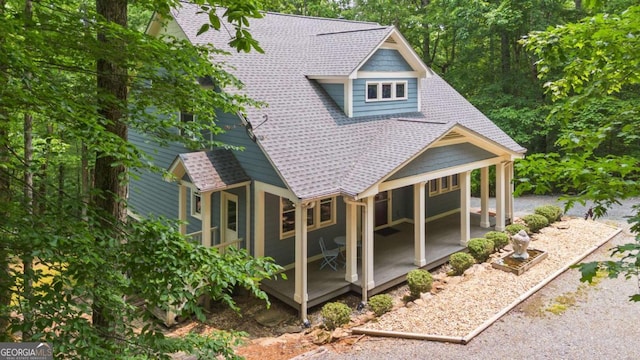 100 Oboe Ct, Ellijay, GA 30540 - back of property featuring roof with shingles