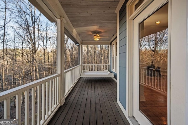 100 Oboe Ct, Ellijay, GA 30540 - view of wooden deck