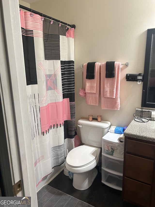 1063 NW Cato St NW, Atlanta, GA 30318 - full bath with curtained shower and vanity