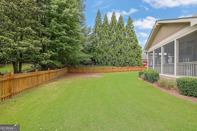 1304 Swallows Walk, Grayson, GA 30017 - view of yard featuring a sunroom