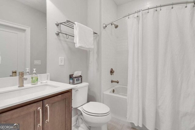 345 Glen Iris Dr NE Unit 3, Atlanta, GA 30312 - full bath with shower / bathtub combination with curtain and vanity
