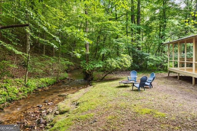 62 Nocona Trl, Ellijay, GA 30536 - view of yard featuring a wooded view