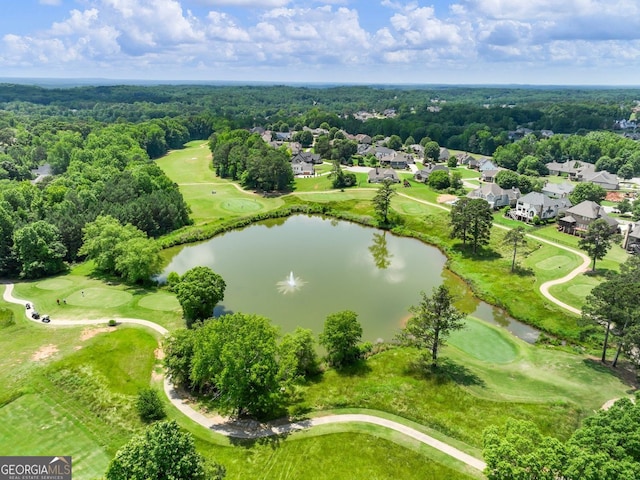 70 Baker Pond Ct, Jefferson, GA 30549 - aerial perspective of suburban area featuring a nearby body of water and a golf club