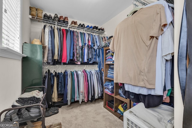 206 Roundwood Way, Peachtree City, GA 30269 - walk in closet featuring carpet
