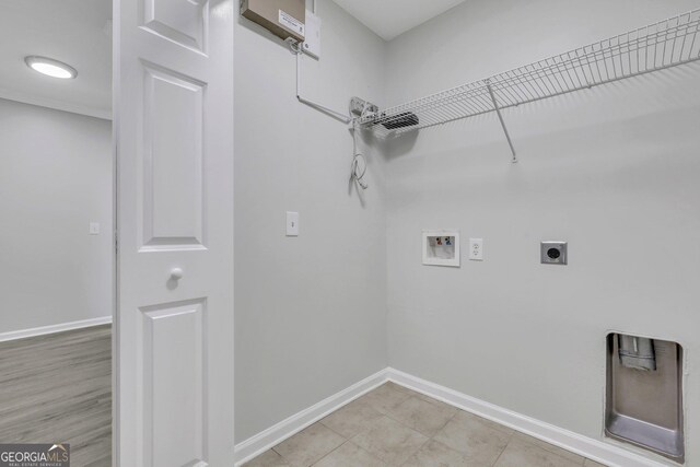 17 Sandy Point Way, Port Wentworth, GA 31407 - washroom featuring hookup for a washing machine, electric dryer hookup, and baseboards