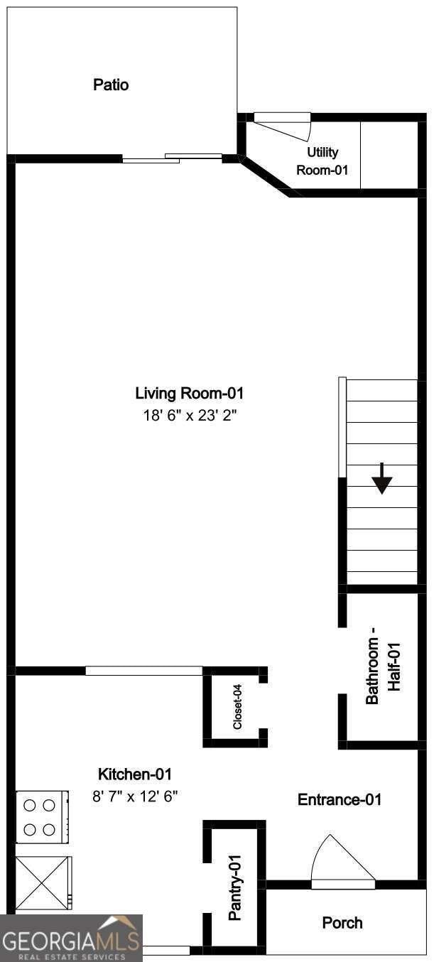 2255 Bigwood Trl, Atlanta, GA 30349 - property floor plan